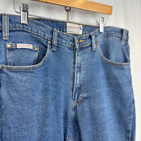 Grand River Premium Quality Straight Leg Jeans - Picture 2 of 8